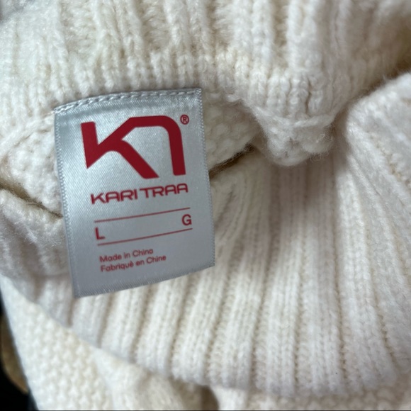 Kari Traa Lid Knit Turtleneck Cable Knit Chunky Sweater - Picture 6 of 8